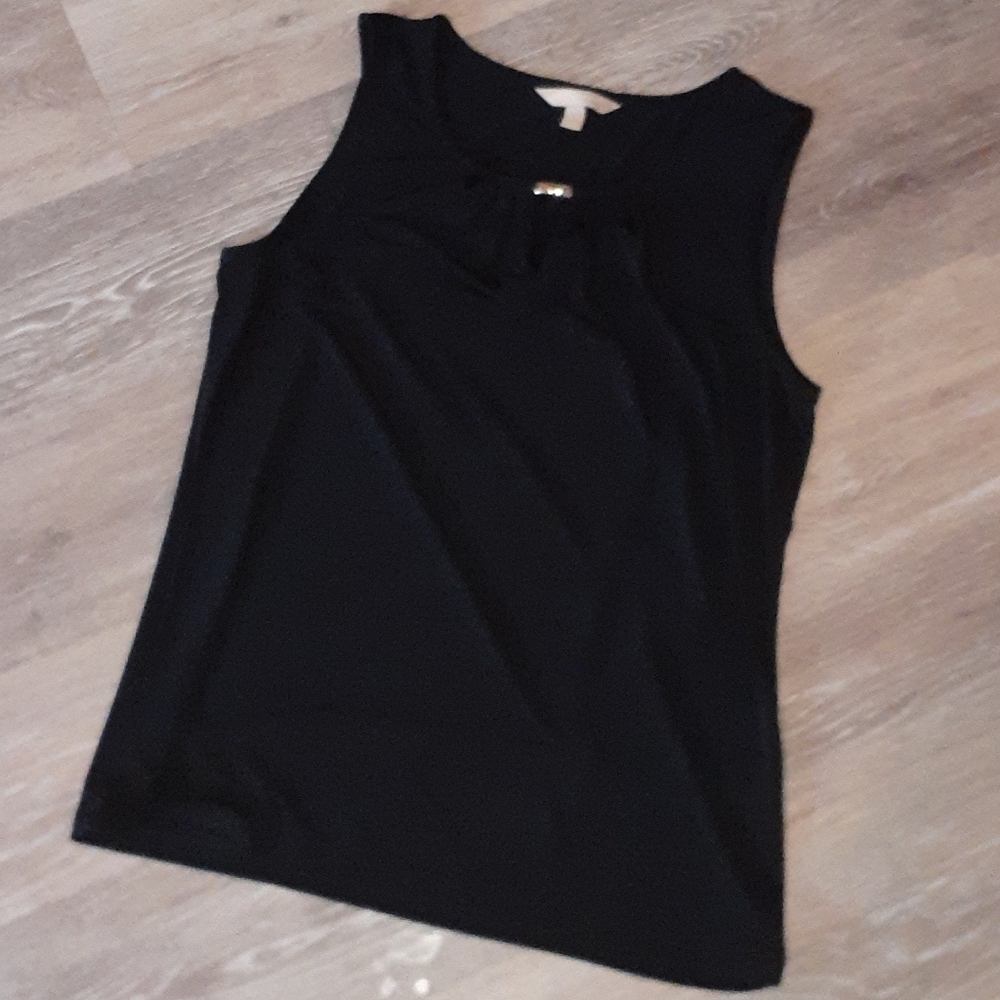 Banana Republic sleeveless black blouse-M